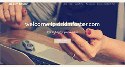 Desktop Screenshot of drkimfoster.com